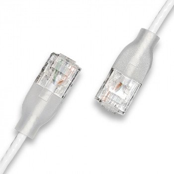 Kabllo rrjeti Wantec EGlow UTP CAT6a, 8m, e bardhë