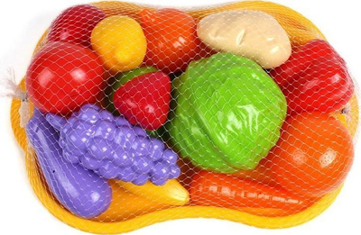 Set lodrash me perime edhe fruta Technok 5347, tabaka me rrjetë, shumëngjyrëshe