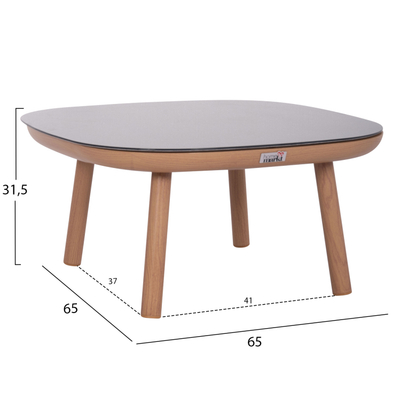 Set mobilje kopshti KROM HM6360.02, 5 pjesë, alumin, gri e çelët