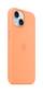 Маска Apple за iPhone 15 Silicone Casе со MagSafe, Orange Sorbet