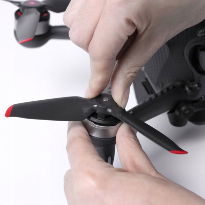 Set helika SunnyLife për dronin Dji Fpv Combo, 4 copë, të zeza