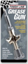 Pompë yndyre për biçikletë Finish Line Grease Gun, gryke e hollë, rri fiks me tuba standardë, metalike