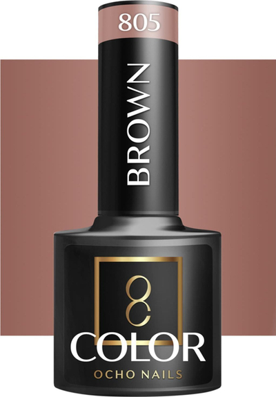 Llaku hibrid për thonj Activeshop OCHO NAILS 805, 5 g, kafe