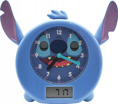 Orë me alarm për kalamaj Lexibook Disney Stitch RLT100D, dritë nate, rrëfimtare, blu