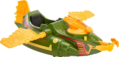Lodër mjet fluturues Masters of the Universe Origins Wind Raider, për figura 14 cm, me bazë për me e ekspozu, jeshile me portokalli