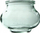 Set kavanozash qelqi Jata WECK Tulip 580ml, 6 copë, transparent