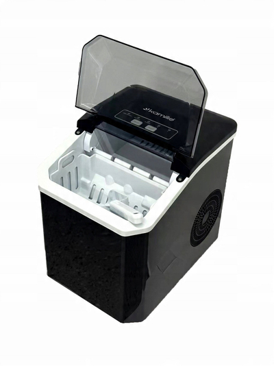 Makineri boje për kube akulli Kamille KM-6930, 110W, dy madhësi kubesh, e zezë