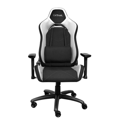 Гејминг столица Trust GXT 714W Ruya, до 150 kg, прилагодлива, бела