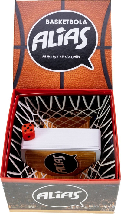 Lojë me shokë Tactic Alias Basketball, me zar e letra, portokalli
