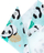 Përparëse-shall për bebe Akuku Panda Scarf, pambuk 100%, me kopsa, ngjyrë mente me panda
