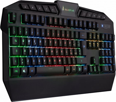 Tastierë gaming Surefire KingPin RGB, USB dhe Bluetooth, e zezë