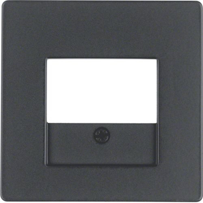 Element qendror për prizë altoparlanti Berker Q.1/Q.3 10336086, TAE, antracit velvet