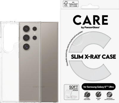 Futrollë telefoni PanzerGlass CARE by, Samsung Galaxy S25 Ultra, e tejdukshme, material i butë
