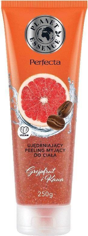 Scrub trupi Perfecta Planet Essence Firming Washing, grejpfrut dhe kafe, 250g