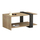 Tavolinë për kafe Wilma 80x50x35Hcm (HM8950.12), zezë