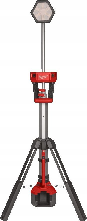Dritë pune me trekëmbësh Milwaukee, LED me bateri rikarikues, 2800 lm, IP54, e kuqe