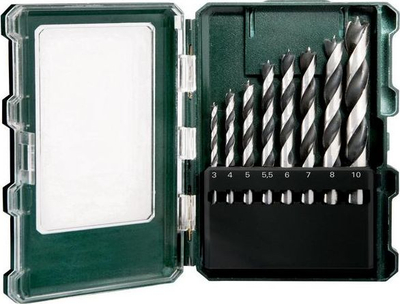 Set shpuese druri Metabo, 3/4/5/5.5/6/7/8/10mm