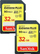 Kartë memorie SDHC SanDisk Extreme Plus, 32GB, 90MB/s, paketë dyshe