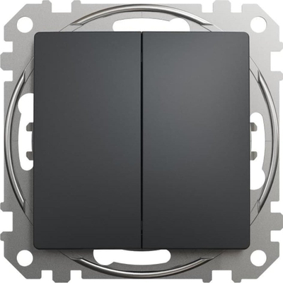 Buton ndriçimi i dyfishtë Sedna Design, black anthracite