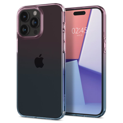 Mbrojtëse për celular iPhone 15 Pro Spigen Liquid Crystal, rozë