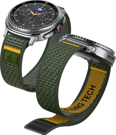 Интелигентна ременка за часовник Спиген Athlex Air Band, за Самсунг Галакси Вотч 8, 46mm 44mm 40mm, зелена