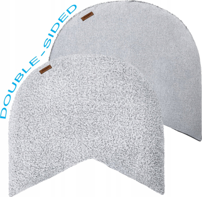 Shtrat qeni Hobbydog Mattress Corner, 120 cm, me pelush, gri