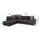 Divan këndor Home HM3255.01L, stof rezistent ndaj njollave, 270x225cm, gri