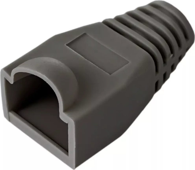 Kapak gome për prizë RJ-45, CC-RJ45_1GY, set 50 copë, gri e errët
