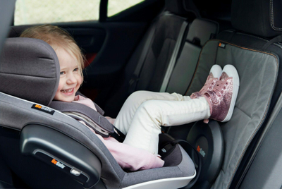 Mbrojtës sedilje veture BeSafe Car Seat Protector, universal, ISOfix, gri i errët