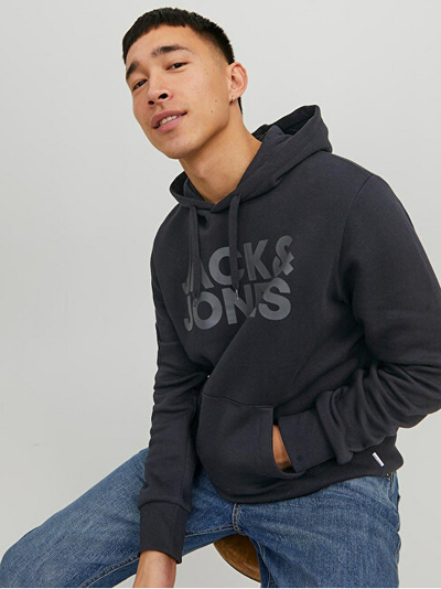 Duks Jack&Jones JJECORP Regular Fit 12152840 Black/Large Prin
