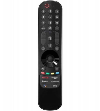Telekomandë Lasmex LXMR22GA LG MR22GA AKB76039902, zëvendësuese për TV LG, e zezë