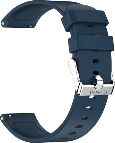 Rrip silikoni për smartwatch Giewont GW230, 20mm, blu