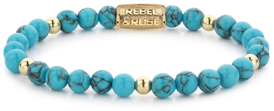 Byzylyk Rebel & Rose Turquoise Delight RR-60071-G, 17.5 cm/M