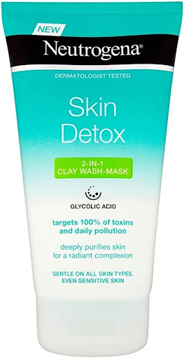 Maskë për fytyrë Neutrogena Skin Detox Clay Mask 2in1, 150 ml