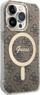 Set mbrojtës Guess GUBPP14XH4EACSW për iPhone 14 Pro Max 6.7", karikues wireless MagSafe, kafe