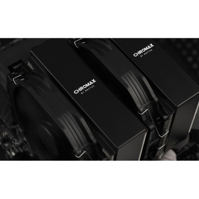 Mbulesa dekorative radiatorësh Noctua NA-HC4, për NH-D15 dhe NH-D15S, e zezë
