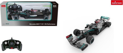 Makina me telekomandë Rastar Mercedes AMG F1 W11 EQ Performance, 1:18, argjendi