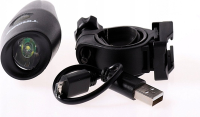 Llampa e pasme biçiklete Tiross TS-2211, LED 1W 100lm, USB, e kuqe