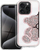 Futera TEDDY BEAR për iPhone 16 Pro Max, PU TPU, rozë