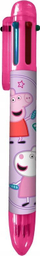 Stilolaps 6 ngjyrësh Peppa Pig, për fëmijë, shumëngjyrësh
