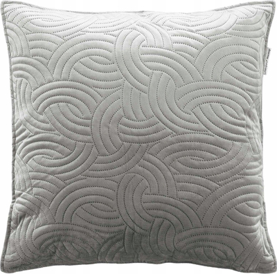Jastëkmbulesë dekorative Solange Decorative Silver Pillowcase, 60x60 cm, prej poliestri, ngjyrë argjendi me shkëlqim