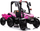 Traktor elektrik për kalamaj Lean Sport BLT-206, bateri 24V, me telekomandë, rozë