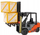Lodër forklift Toys Amsterdam, me motor me fërkim, me aksesorë, shumengjyrëshe
