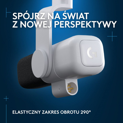 Mikrofon Logitech G Yeti Studio (988-000566), i bardhë