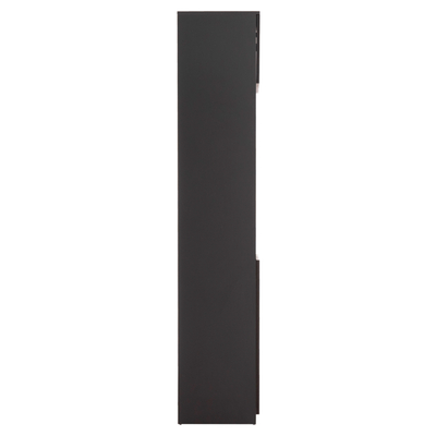 Raft librash zyre HM2089, 80x40x200 cm, melaminë, gri wenge
