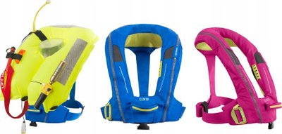 Jelek shpëtimi Spinlock Deckvest Cento Junior, me fryrje automatike, për kalamaj, i verdhë