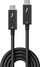 Kabllo Lindy Thunderbolt 4, 2m, 40Gbps, e zezë