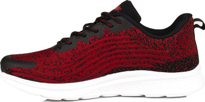 Atlete për burra Lee Cooper LCW-22-32-1228M, tekstil rrjetë, taban i lehtë, të kuqe me të zeza
