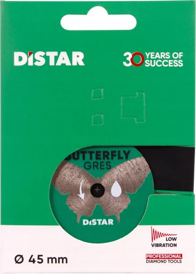 Disk diamanti Distar Butterfly, 45 mm, për prerje porcelani edhe qeramike