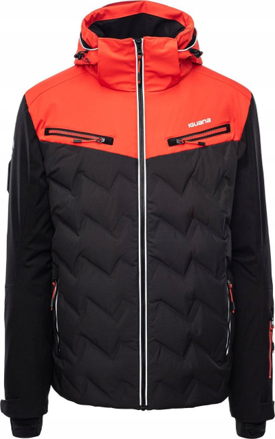 Xhaketë ski Iguana Amblo M, e izoluar, membranë të papërshkueshme nga uji, e zezë